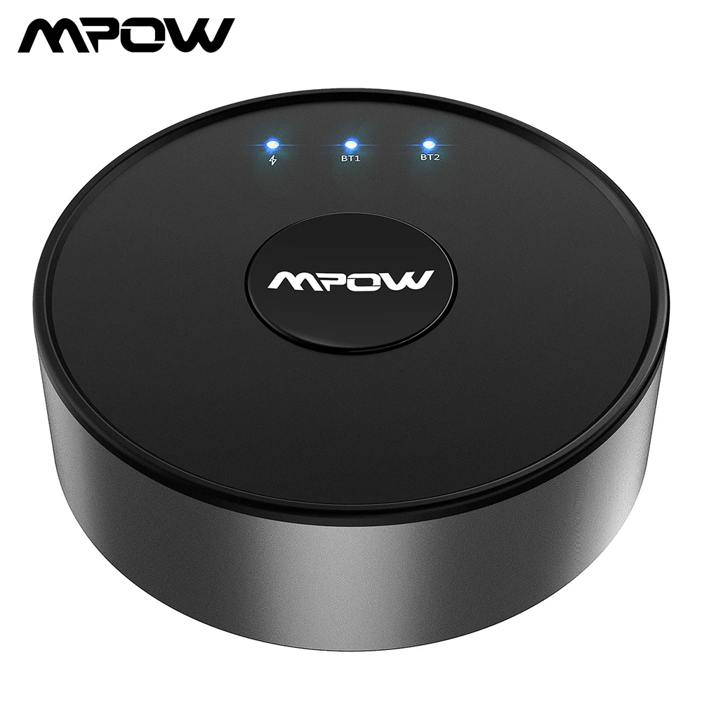 Mpow BH261 Bluetooth 5,0 передатчик aptX с низкой задержкой оптический 3,5 мм беспроводной аудио адаптер для ТВ ПК компьютер Bluetooth наушники