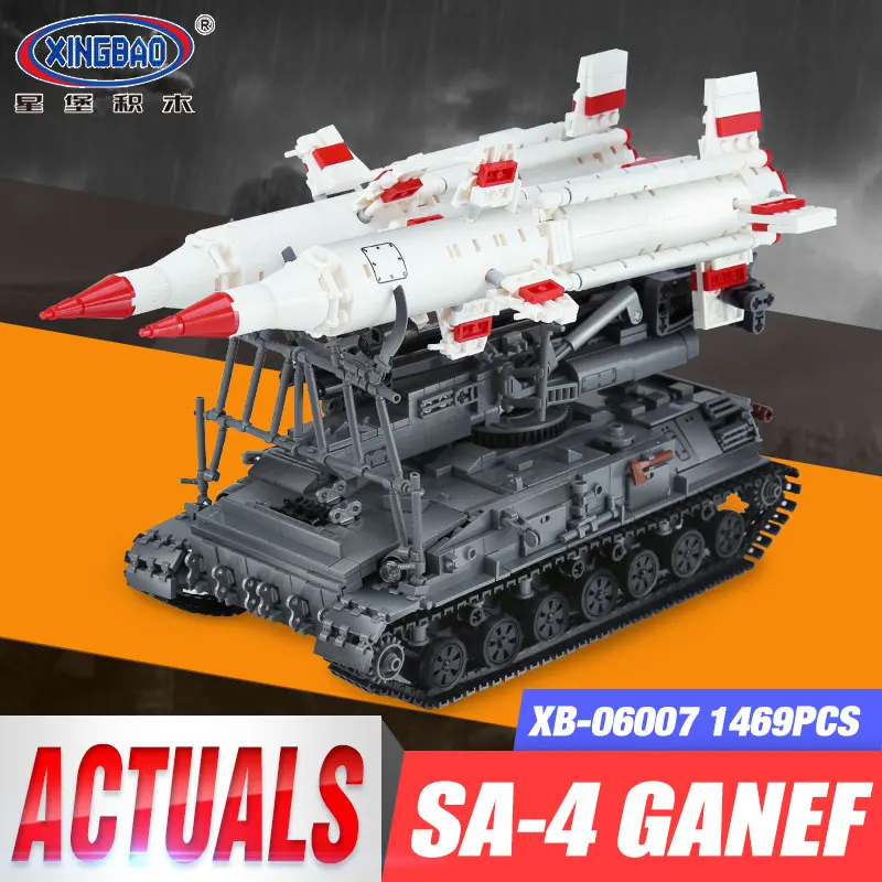 

Xingbao 06007 Military Series The SA-4 Ganef Set Building Blocks Bricks Educational Funny Gifts Toys For Children