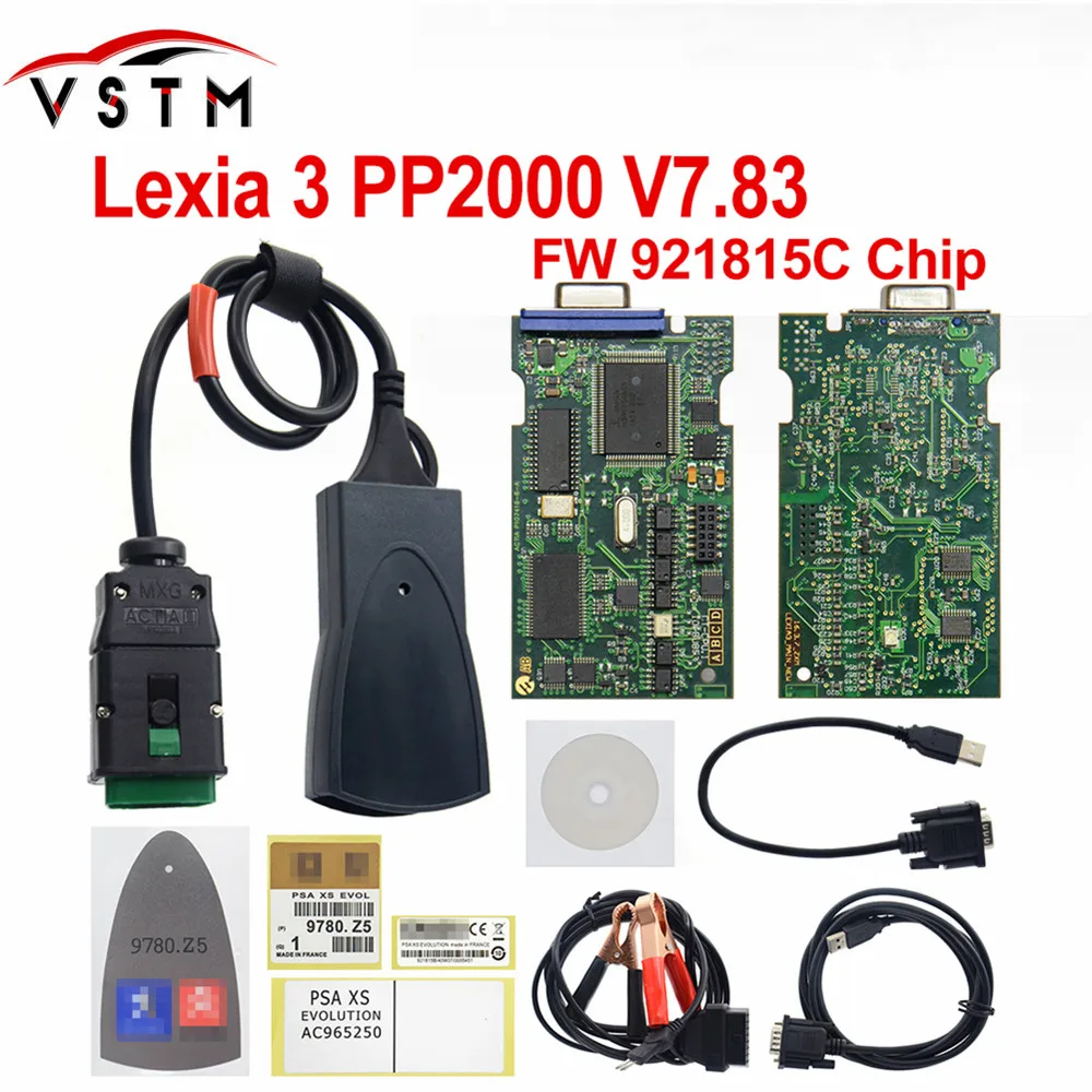 Lexia-3 PP2000 Full Chip 921815C Diagbox V7.83 OBD2 Diagnostic Tool For B1