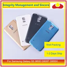 10 шт./лот для samsung Galaxy S5 i9600 G900F G900H SM-G900F G900 Корпус батарейного отсека задняя крышка чехол Корпус Шасси