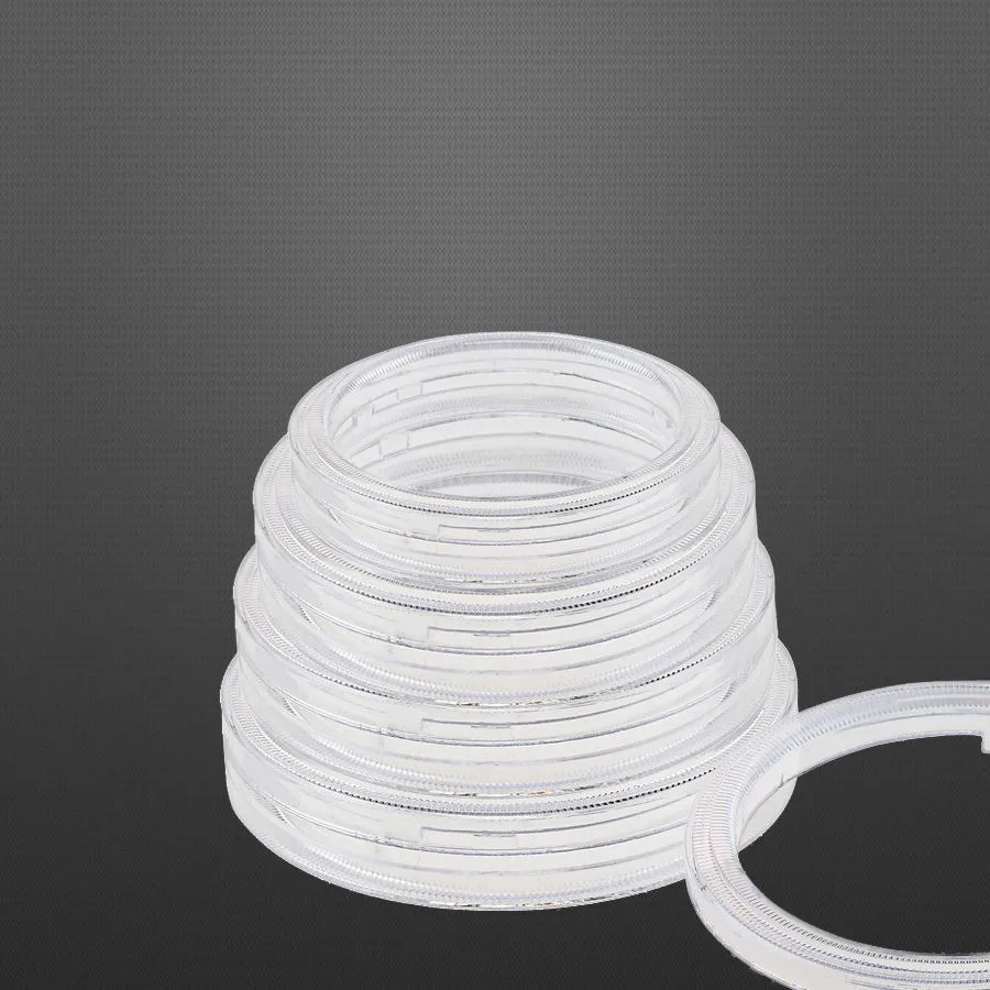 

New 1 Pair 60/70/80/90/100/110mm Car Auto Waterproof CCFL Angel Eyes Light Halo Ring Lens Cover Protector Car Styling