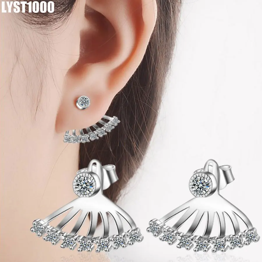 Buy New Style Fine Jewelry Fashion 925 Sterling Silver Stud Earrings For Women