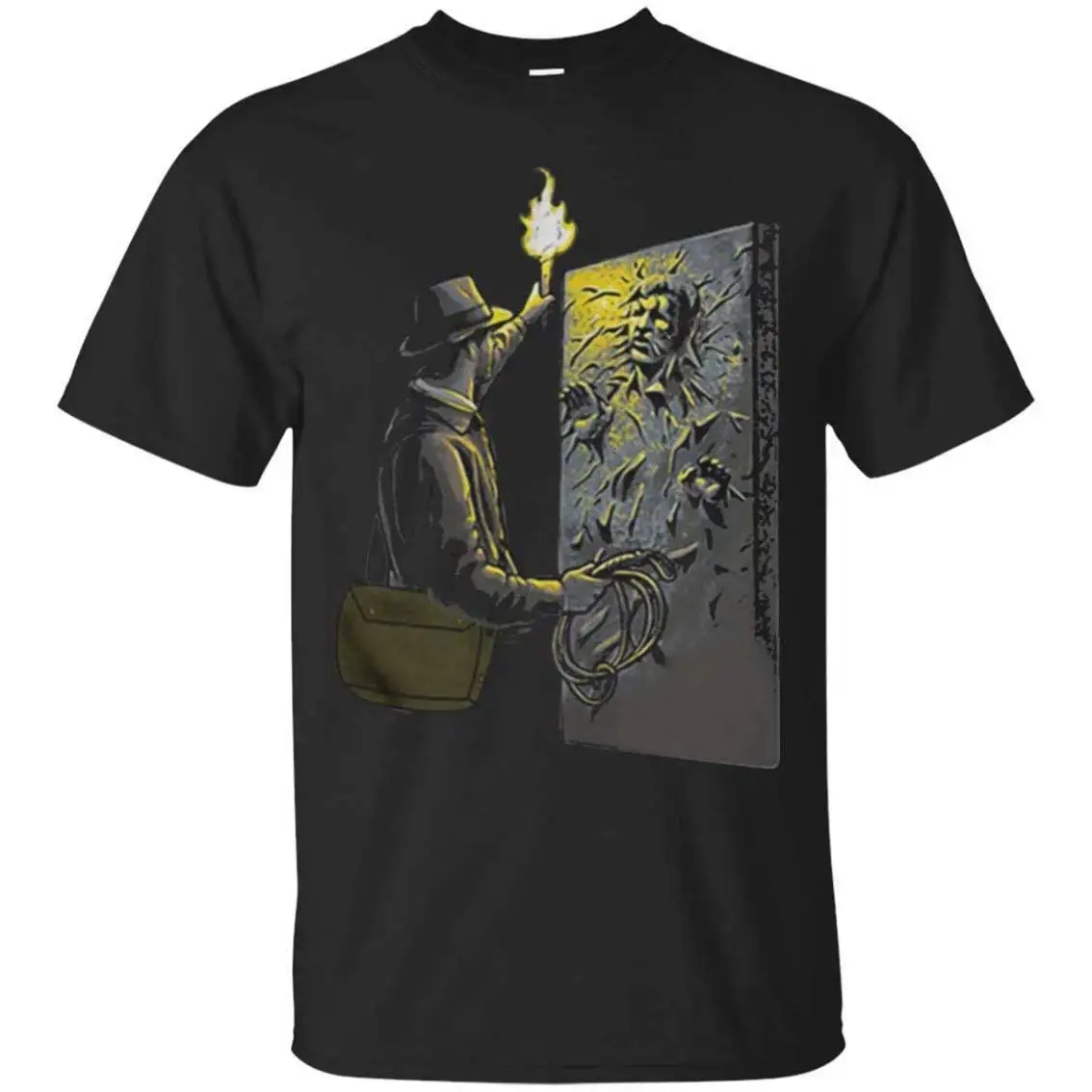 

Indiana Jones Han Solo Carbonite Men's Tee Fashion T-Shirt