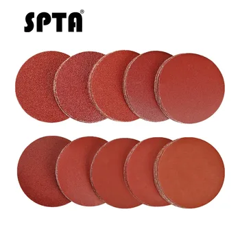 

SPTA 100pcs 3 inch Sanding Discs Pad Random Orbit Hook & Loop Kit Woodworking 40#-2000# Grit Sander Sand Paper Discs Grit Sand