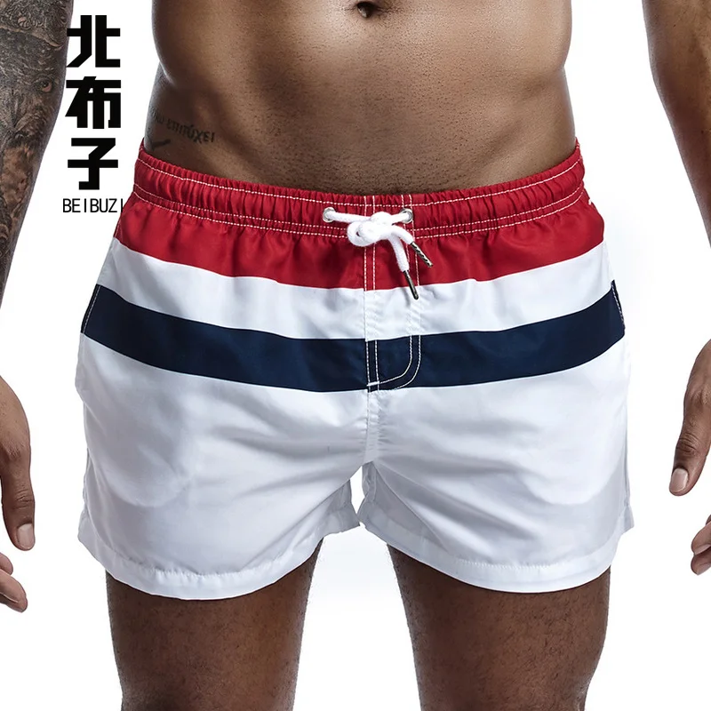 

New Men's Board Shorts Quick Drying Beach Shorts Bottoms Casual shorts small boxer sexy swimwear short Pants