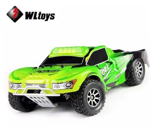 

Wltoys A969 RC Racing Car 2.4G 4WD 1/18 50km/H RC Drift Short Course Truck Remote Control 4-Wheel Shock Absorber Truck