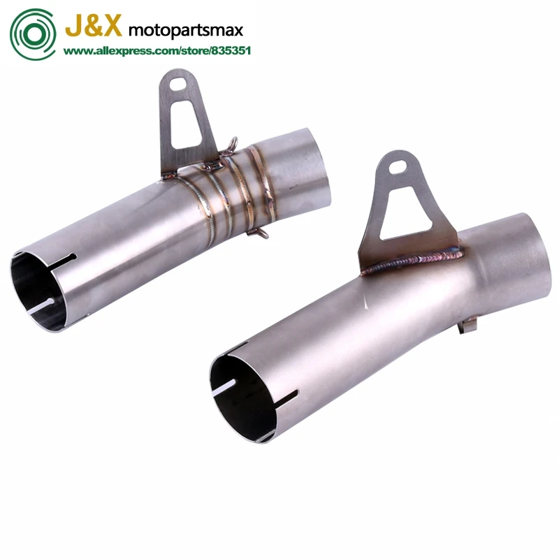 S1000RR Motorcycle Exhaust middle 61mm pipe for S1000RR 2010-2016 without exhaust Slip-On
