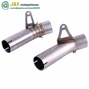 S1000RR Motorcycle Exhaust middle 61mm pipe for S1000RR 2010-2016 without exhaust Slip-On