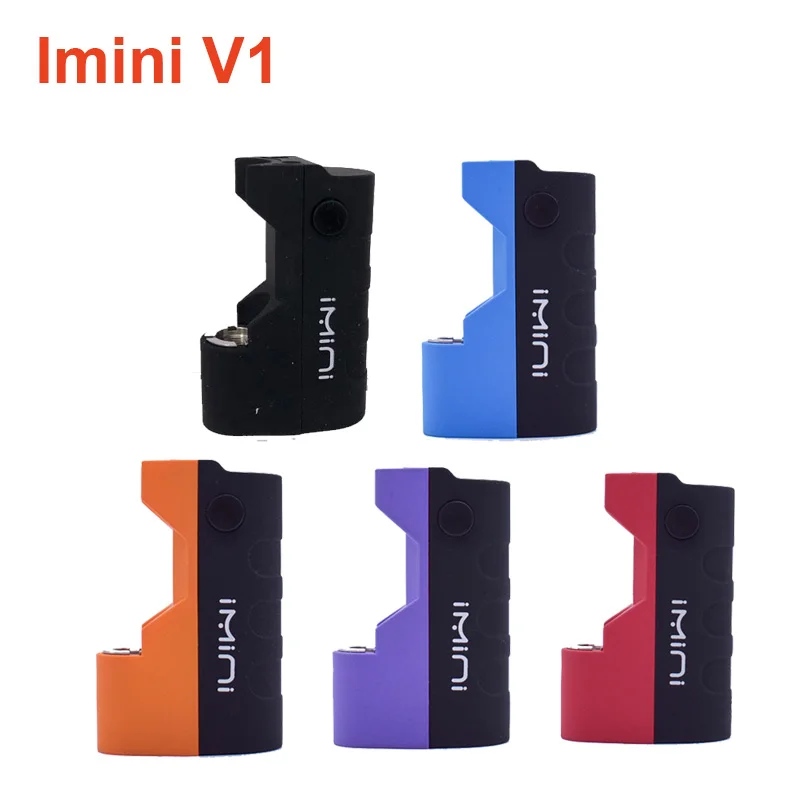 

5pcs/lot Imini V1 Thick Oil Cartridges Vaporizer 510 Thread Battery 500mAh Battery Box Mod fit CBD Tank Wax Atomizer Vape Pen
