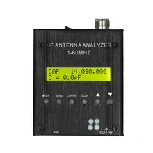MR300 цифровая Коротковолновая антенна анализатор 1-60 МГц RF SWR сопротивление(сопротивление+ reactance) емкость индуктивность тестер для ветчины