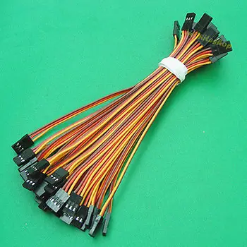 

30 x 15cm 22awg Wire Servo Extension Lead JR Male to Male Cable for Quadcopter