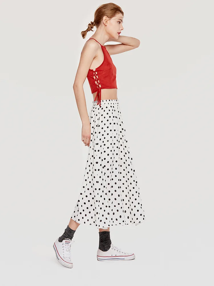 2018 Для женщин летние богемные длинная юбка мода пляжная юбка высококачественного хлопка с оборками шифон половина юбка, оптовая продажа