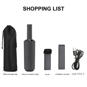 

80W Mini Wireless Vacuum Cleaner Handheld Car Vacuum Cleaner Dual-Use Small Portable Wireless Mini Home Car Detachable Vacuum