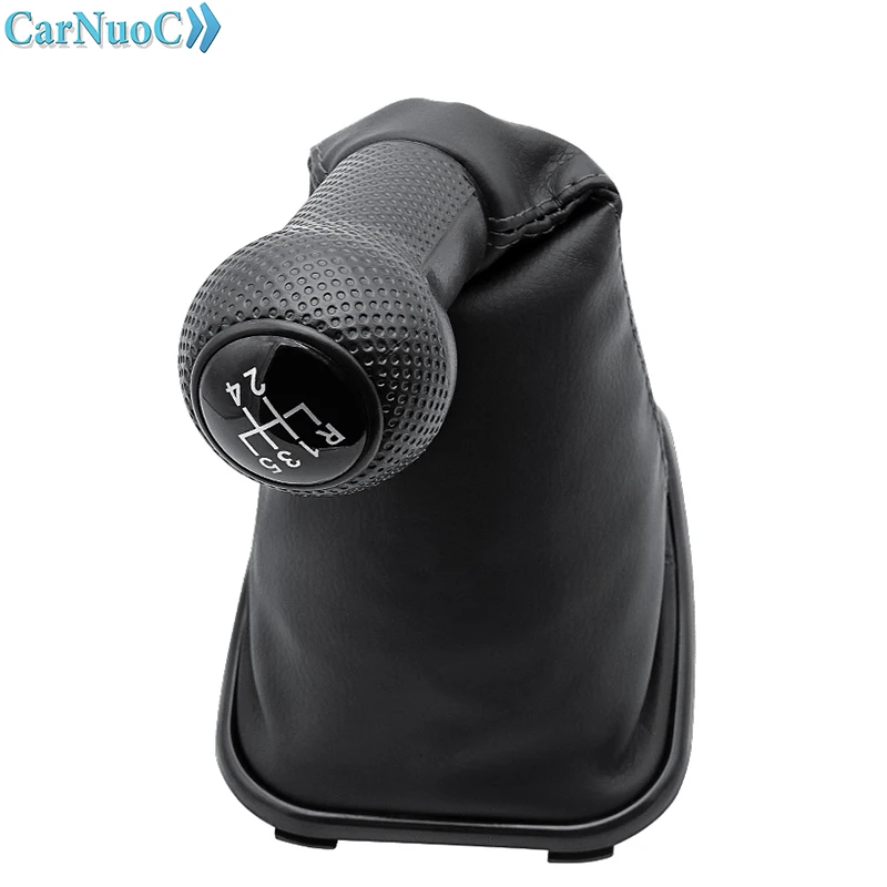 

5 Speed Car Gear Shift Knob Gear Lever Gaiter Boot Cover Handbrake Grip suite kit For vw Golf GT I/R32/MK4 1999-2005