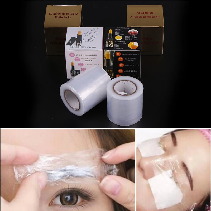 1Box Microblading Plastic Wrap Eyebrow Cover Permanent Makeup