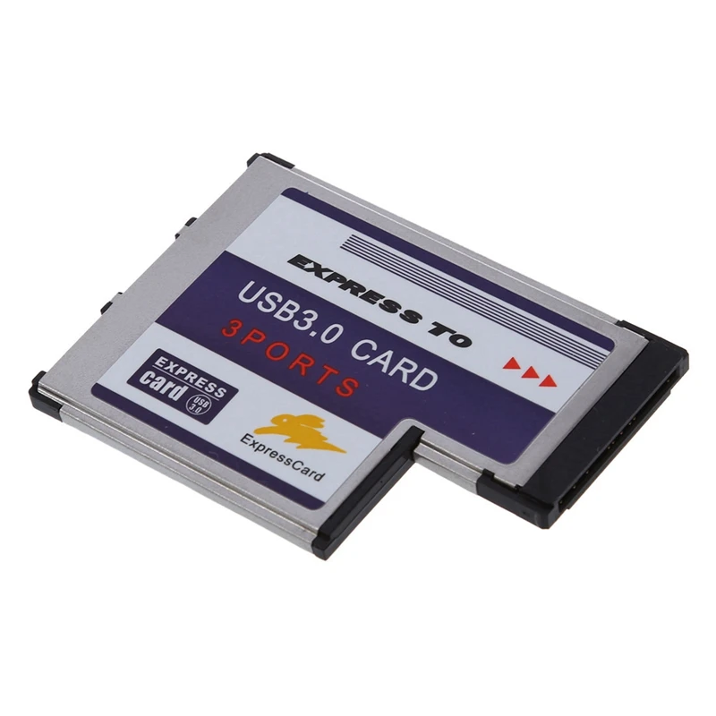 3 Port USB 3 0 Express Card 54mm PCMCIA Express Card for Laptop NEW 5