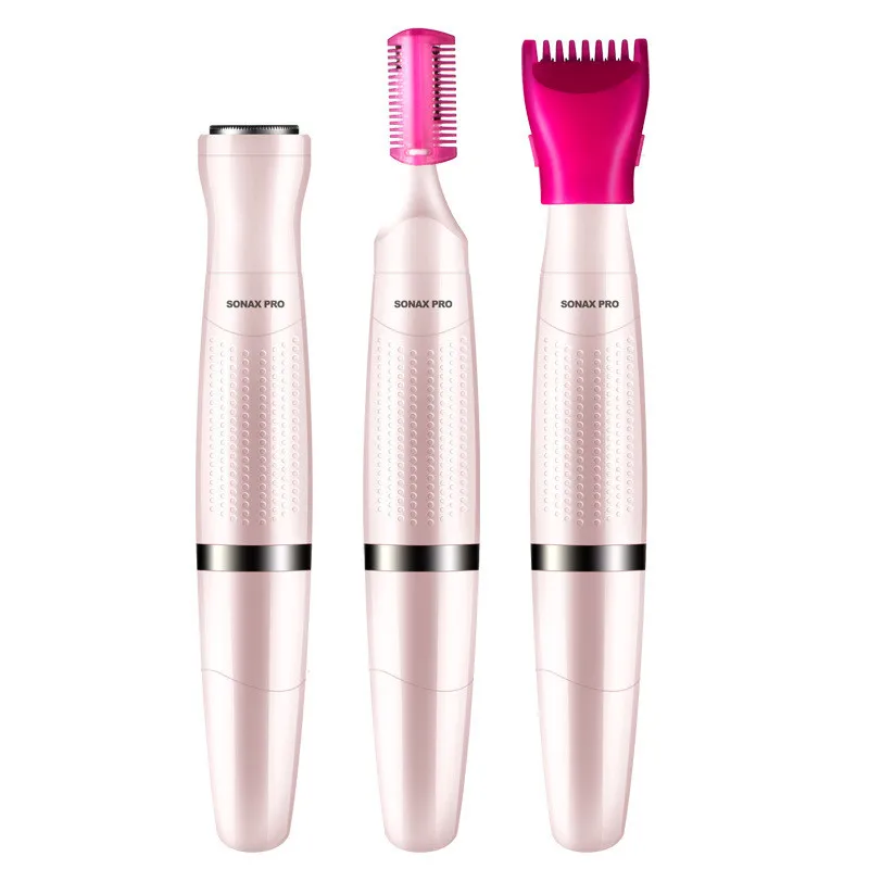 3 in 1 Lady Electric Shaver Epilator Women Shaving Machine Hair Removal Washable Bikini Trimmer Body Eyebrow Razor Hair clipper