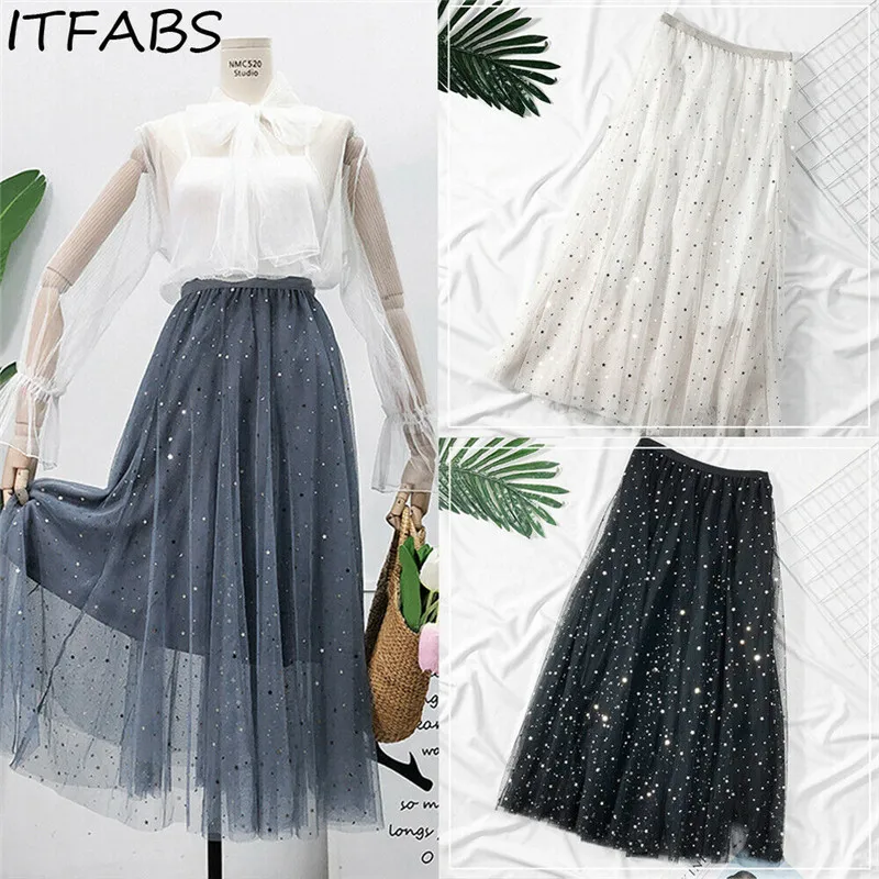 Г. Новые модные женские туфли Faltenrock Langen Rock Swing Star Moon Tüll Kleider