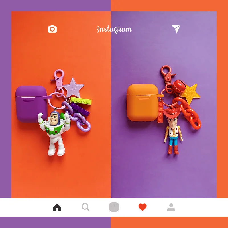 Чехол для Apple Airpods с объемным рисунком Базз Лайтер Хади-сыщик, беспроводной Bluetooth чехол для наушников, мягкий силиконовый чехол для зарядки