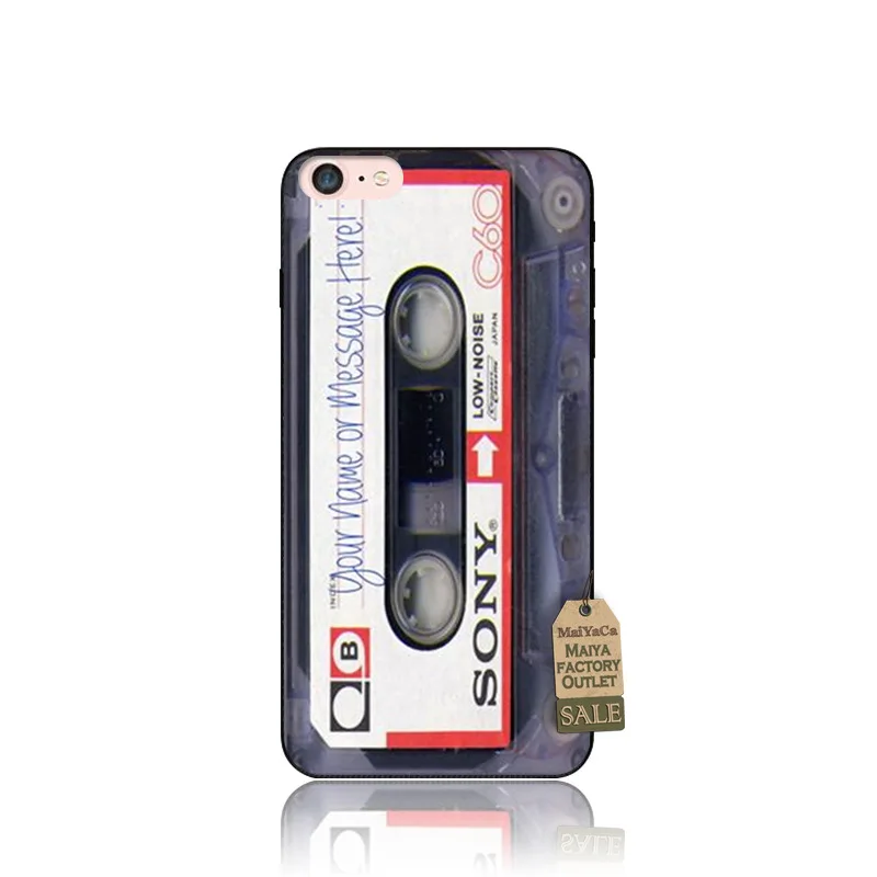 MaiYaCa силиконовый чехол для телефона для iphone 5S 6s 6s plus 7 8 plus 11pro max чехол mixtape винтажная магнитная лента кассета аудио лента чехол для iphone x xs max xr 11pro coque
