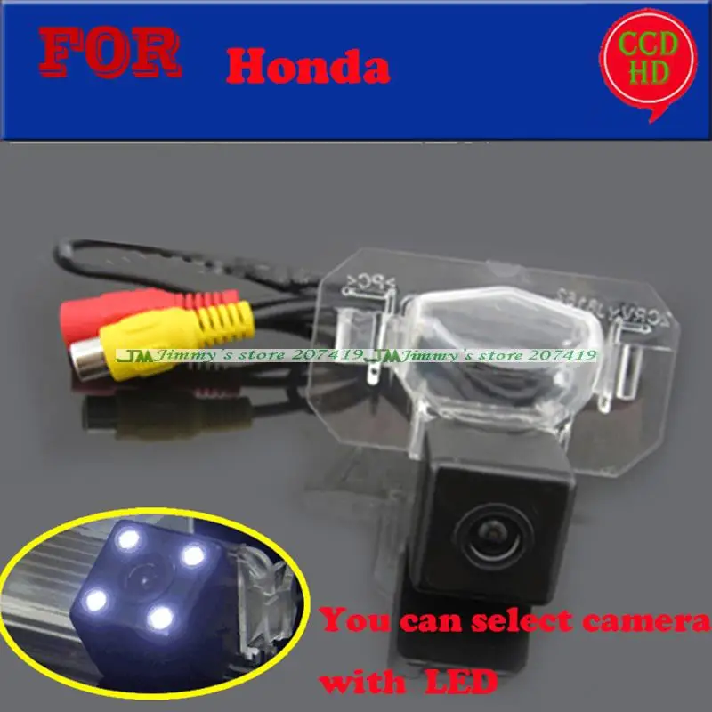 Провода беспроводной для SONY CCD светодиоды заднего вида парковочная камера для Honda нью-crv insight Odyssey Crosstour Fit jade city 2008-14
