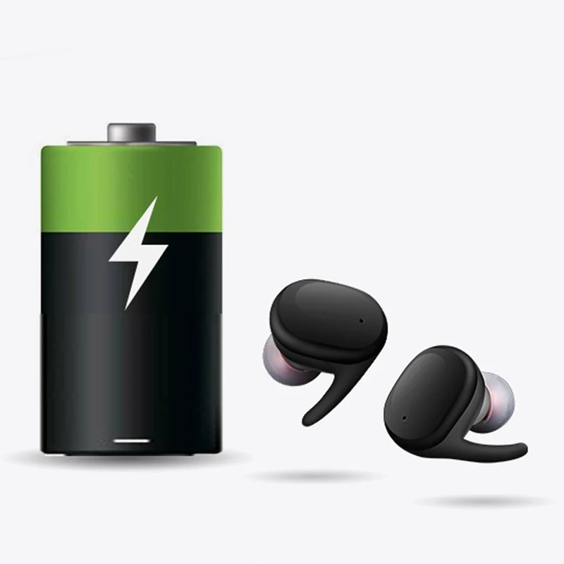 

2019 Hot Professional Waterproof Sport Wireless Earbuds TWS Mini Bluetooth Earphone with Power Storage Box For DOY