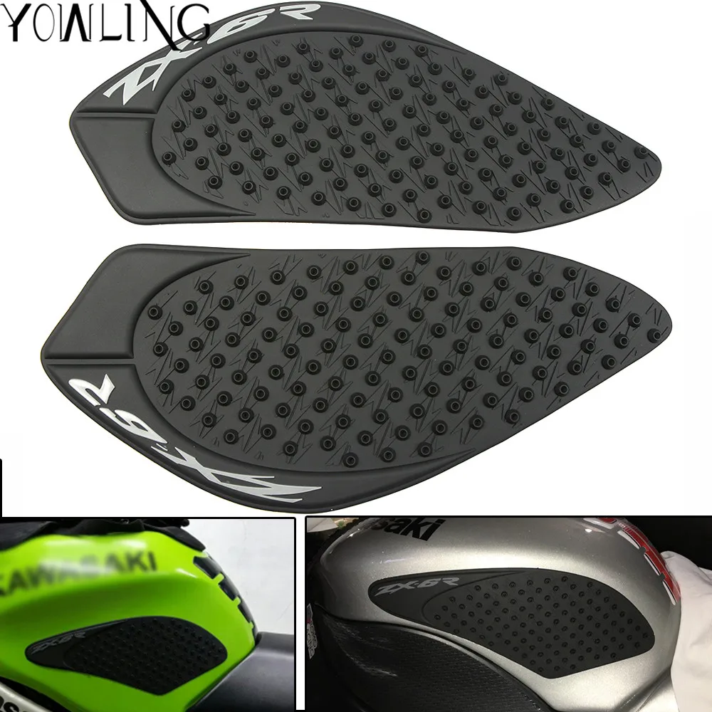 Kawasaki Decals Tank Side Pad Gas Knee Grip Sticker For Kawasaki