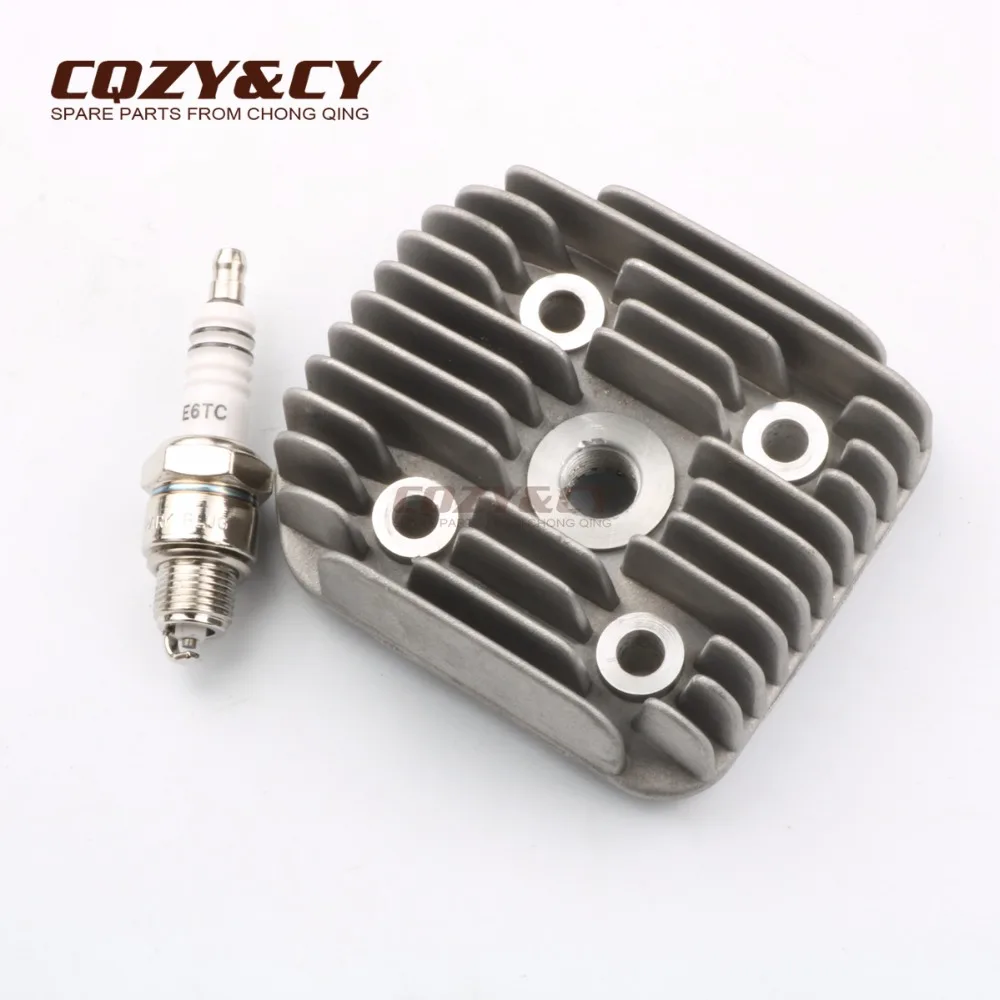 47 Millimetri 70Cc Cilindro Testa Di Copertura E E6Tc Spark Plug Per Mbk Booster 50 Zoll 04-10 Razzo 50 Stunt 50 Ac Prodezza Nudo 50 2T