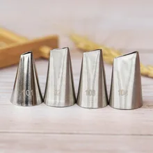 101#102#103#104 насадка для трубопровода для создания формы лепестков розы для украшения глазури кончик для выпечки и кондитерских изделий Инструменты для выпечки