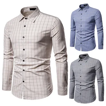 

Men's Social business Shirts Dress Shirts Casual Slim Fit Long Sleeve male Comfortable Non Iron Solid Chemise Homme clothes