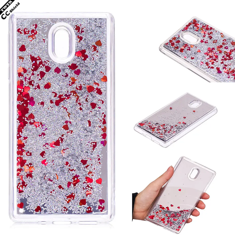 

Fitted Case For Nokia 3 TA-1032 TA-1020 Bumper Quicksand Case Mobile Phone Silikon TPU Cover For Nokia3 Mirror Coque Cases