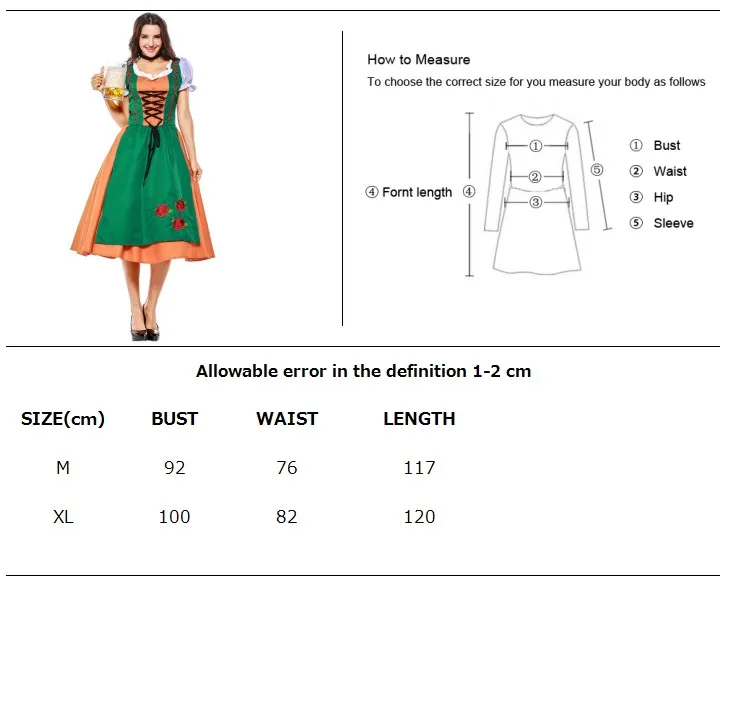 Немецкий пивной костюм для женщин Октоберфест дирндль традиционная Бавария фестиваль пива Вечеринка нарядное платье