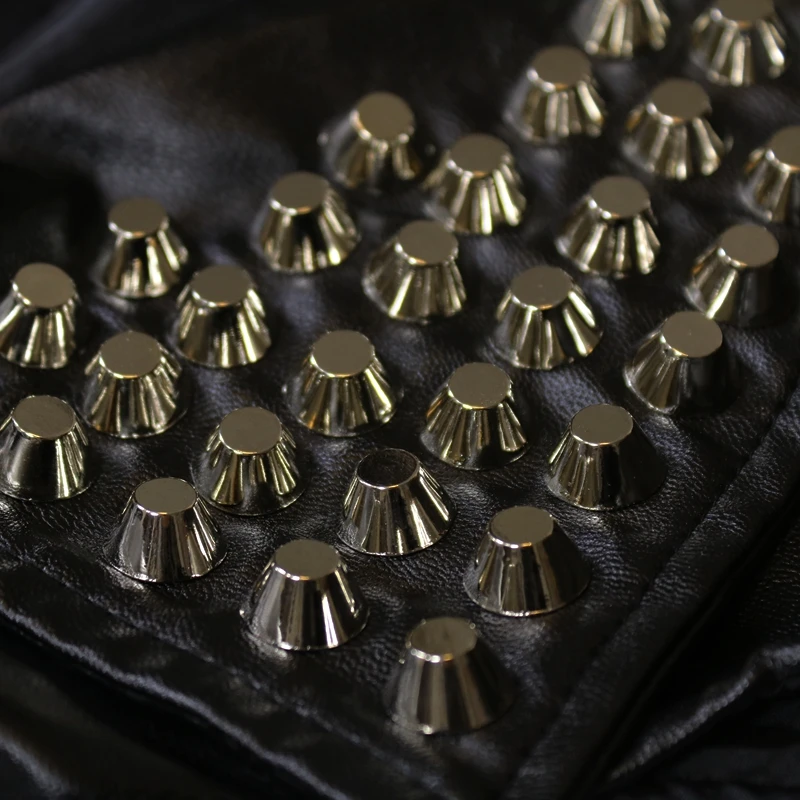 2015 fashion slim rivet trend hip-hop hiphop PU leather vest male