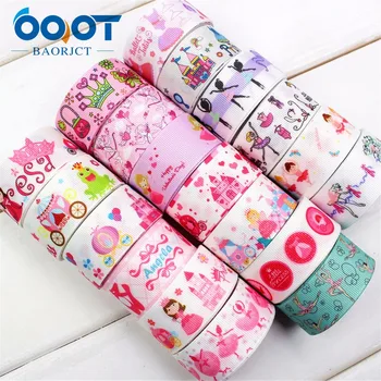 

173231,OOT BAORJCT25mm 10yard/lot cartoon Ribbons Thermal transfer Printed grosgrain Wedding Accessories DIY handmade material