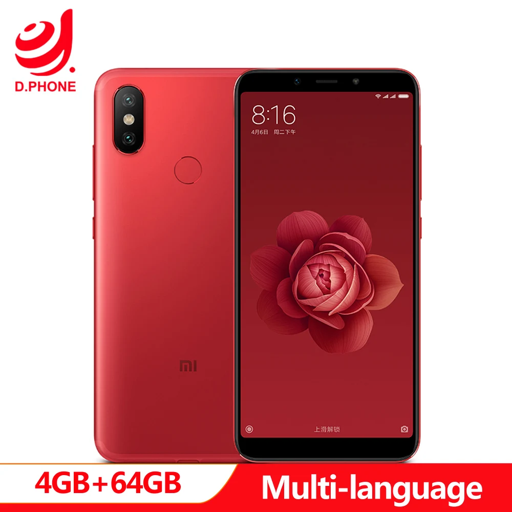 Оригинальный Xiaomi mi 6X 6X5 99 &quotFHD Snapdragon 660 AIE 6 ГБ оперативная память 64 встроенная 4 г LTE