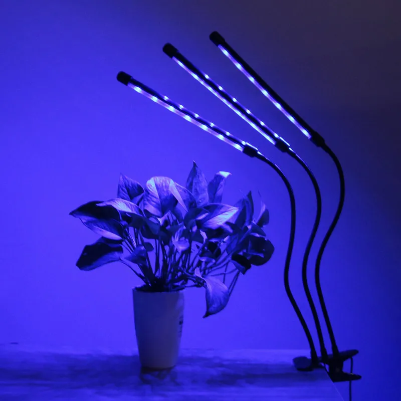 Indoor Lamp For Plants 27W USB Led Grow Light Phyto Lamp Red Blue Full Spectrum Timer Lamps For Flowers Succulents 3 Switch Mode