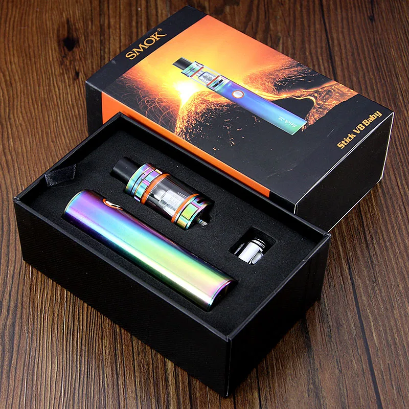 Smok stick V8 Детские комплект VAPE Пера eGo AIO испаритель e сигареты кальян TFV8 ребенок бак