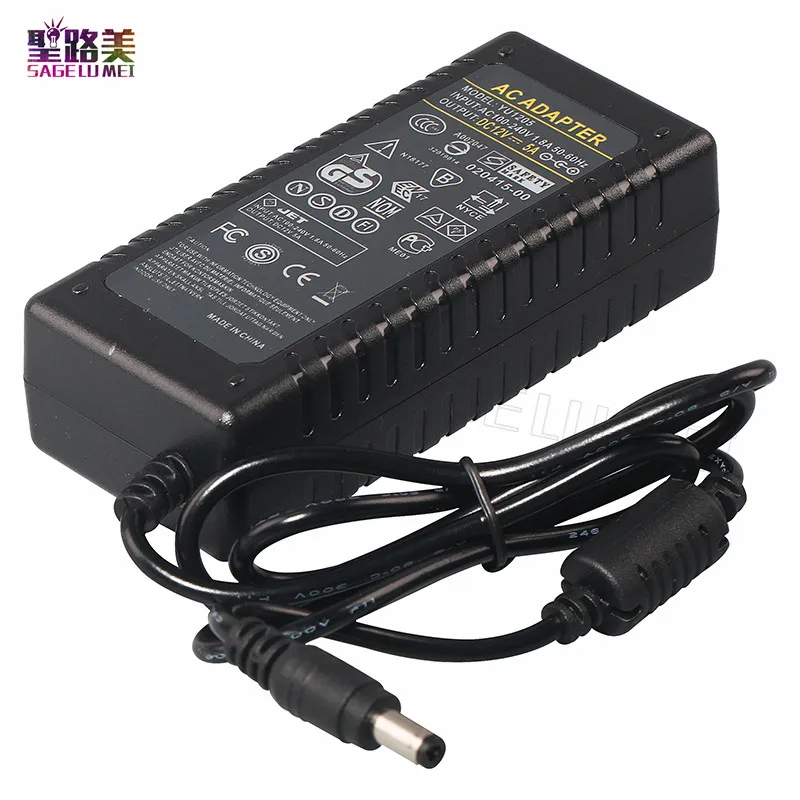 AC 110V 220V DC/DC 12V 1A 2A 3A 5A 6A 7A 8A 10A светодиодный адаптер питания для 2811 2812 5050 3528 Светодиодные ленты светодиодный трансформаторы системы освещения