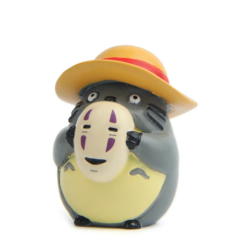 

1 pcs Hot sale Creative No Face Totoro 4.3cm Miniature Toys Action Figure Brinquedo Toy Kids Birthday Gift