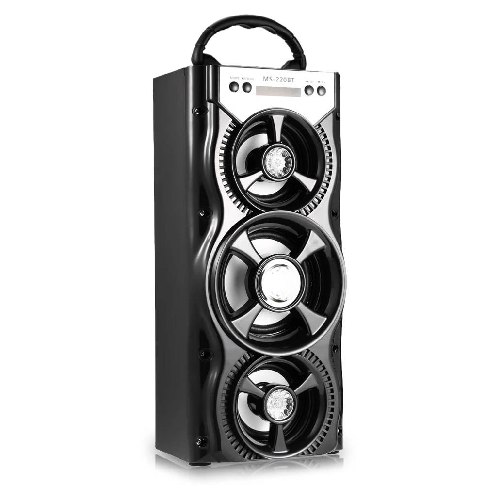 Portable wit MS 220BT динамик портативный Bluetooth fm радио Гладкий красочный подсветка