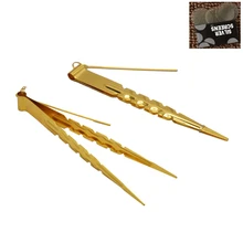 1 шт. металлические зажимы табак для кальяна щипцы для углей запирающие щипцы кальян аксессуары сгорания кусок подарок