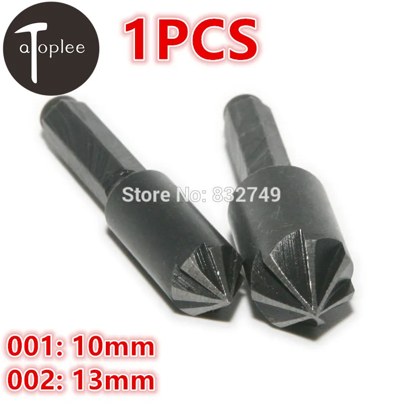 

NEW 10mm/13 mm Hex shank Chamfer End Wood Cutter Drill Bit Woodworking Tools Free Shipping Drill Tool Wholesale