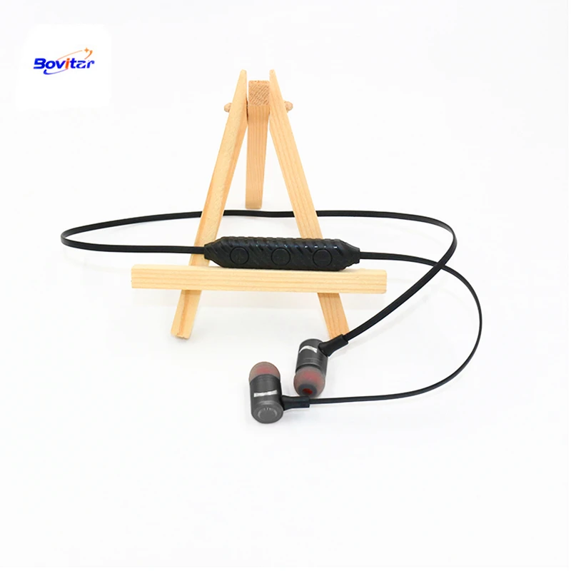Bovitar L09 Magnetic Wireless Earphone With Mic For iPhone Samsung In ear Bluetooth Earphones Noise Reduction Sports Headsets