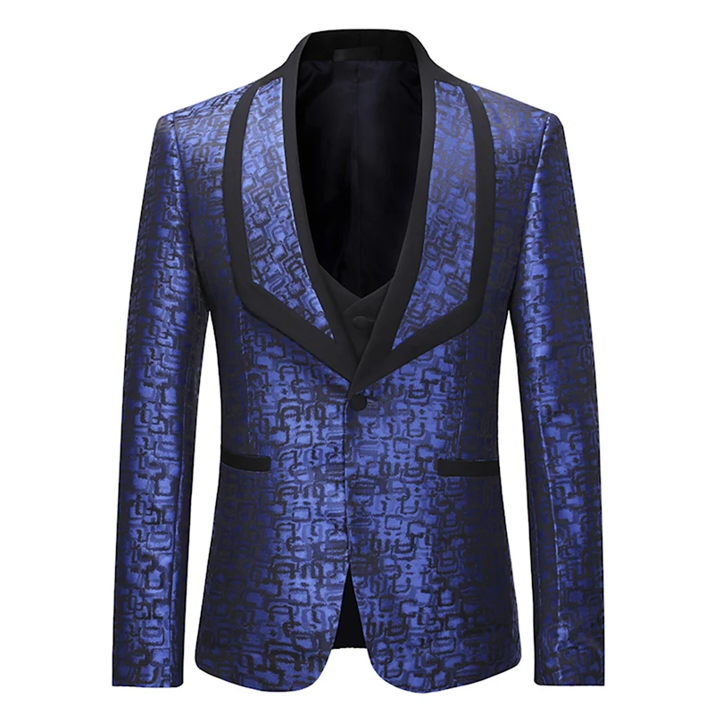 YUNCLOS 2019 Newest Wedding Party Suits Men's Slim Fit Wedding Suits Fashion Party Suits 3 Pieces Prom Suits with Pant For Men YUNCLOS 2019 Newest Wedding Party Suits Men's Slim Fit Wedding Suits Fashion Party Suits 3 Pieces Prom Suits with Pant For Men
