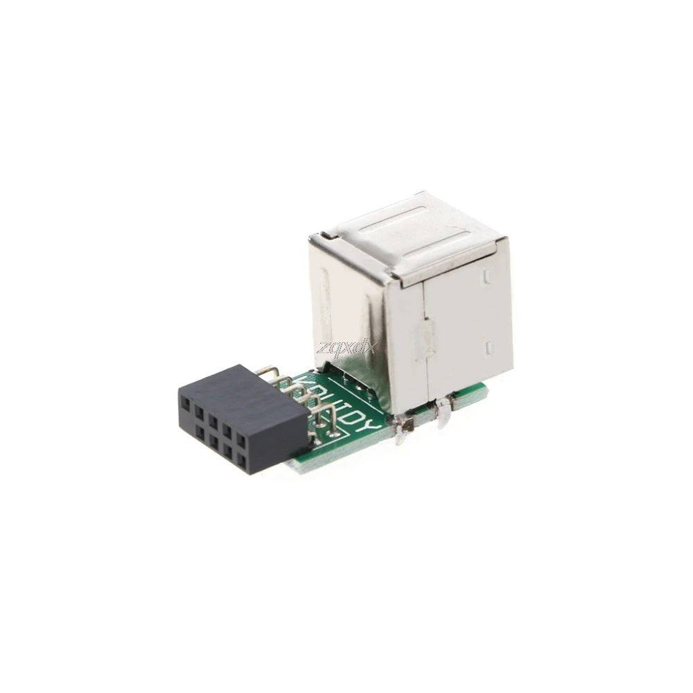 Внутренняя Материнская плата 9Pin в 2 порта USB 0 A Женский адаптер конвертер PCB