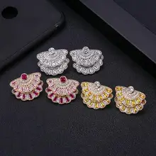 Трендовые серьги-гвоздики геометрические серьги JaneKelly для женщин аксессуары серьги с кубическим цирконием ювелирные изделия pendientes mujer moda