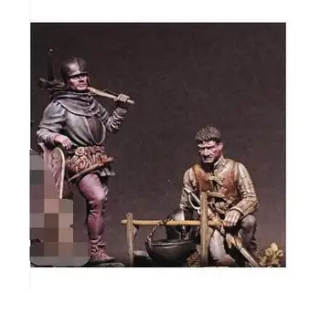 

1/24 75mm ancient WARRIOR INCLUDE 2 toy Resin Model Miniature resin figure Unassembly Unpainted