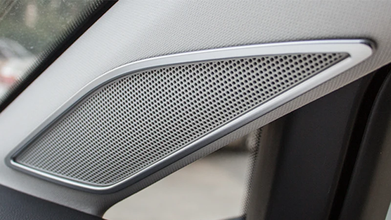 For VW Volkswagen Golf 7 MK7 2014-2018 ABS Matte Interior Front Stereo Speaker Cover Trim 2pcs Car Styling