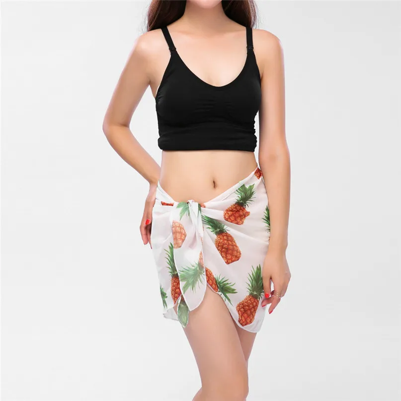 2018 Beach dress Women Beach Tunic Bikini Cover Up Sunscreen Shawl Silk Scarf beach pareo Swimwear Sexy skirt #3j03#F (13)