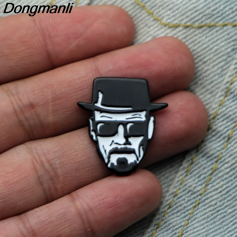 20 шт./лот DMLSKY Breaking Bad брошь Walter White Let's Cook эмалированные булавки для мужчин рюкзак